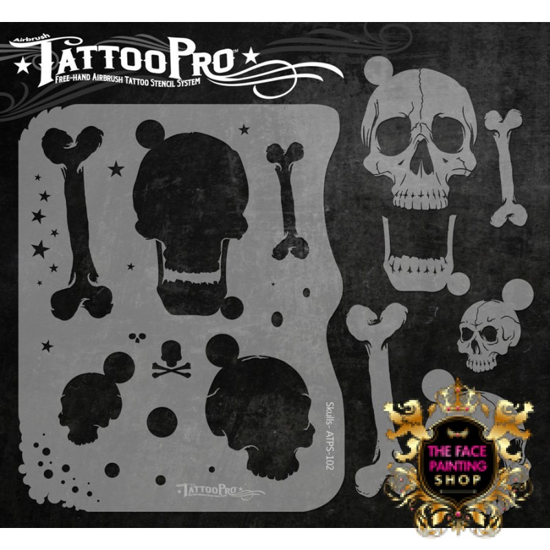  Airbrush  Tattoo  Pro  Skulls